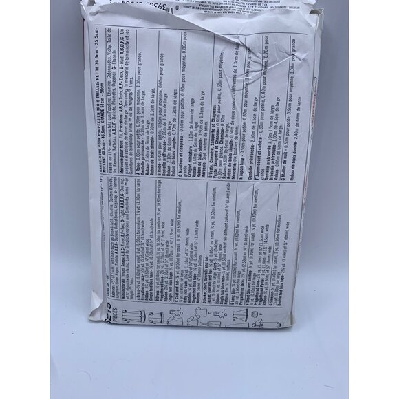 Simplicity Doll Clothing for 12" to 22" doll Sewing Pattern 5215 - uncut - Picture 2 of 2